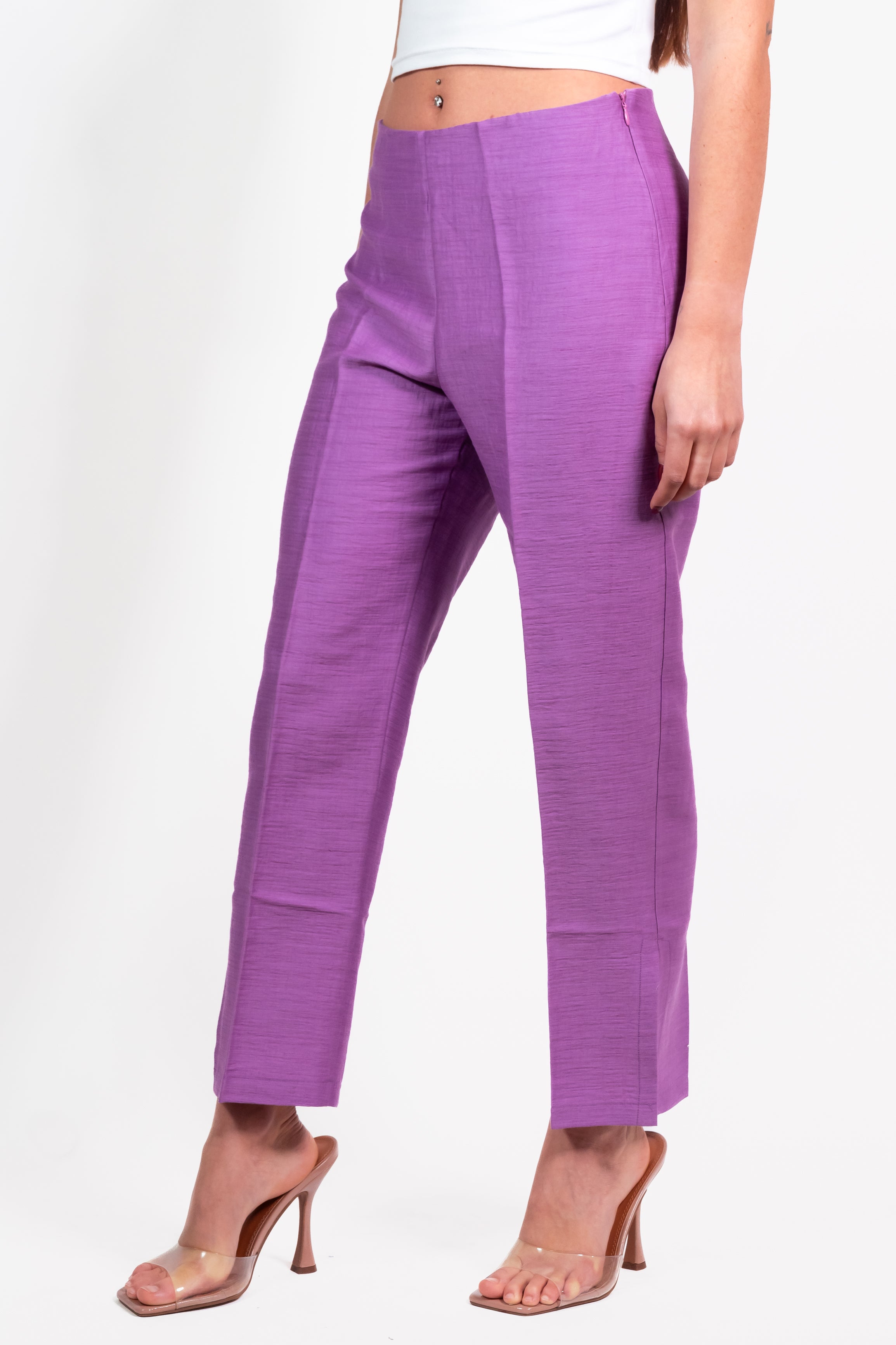 Pantalone Capri con spacchetto fondo