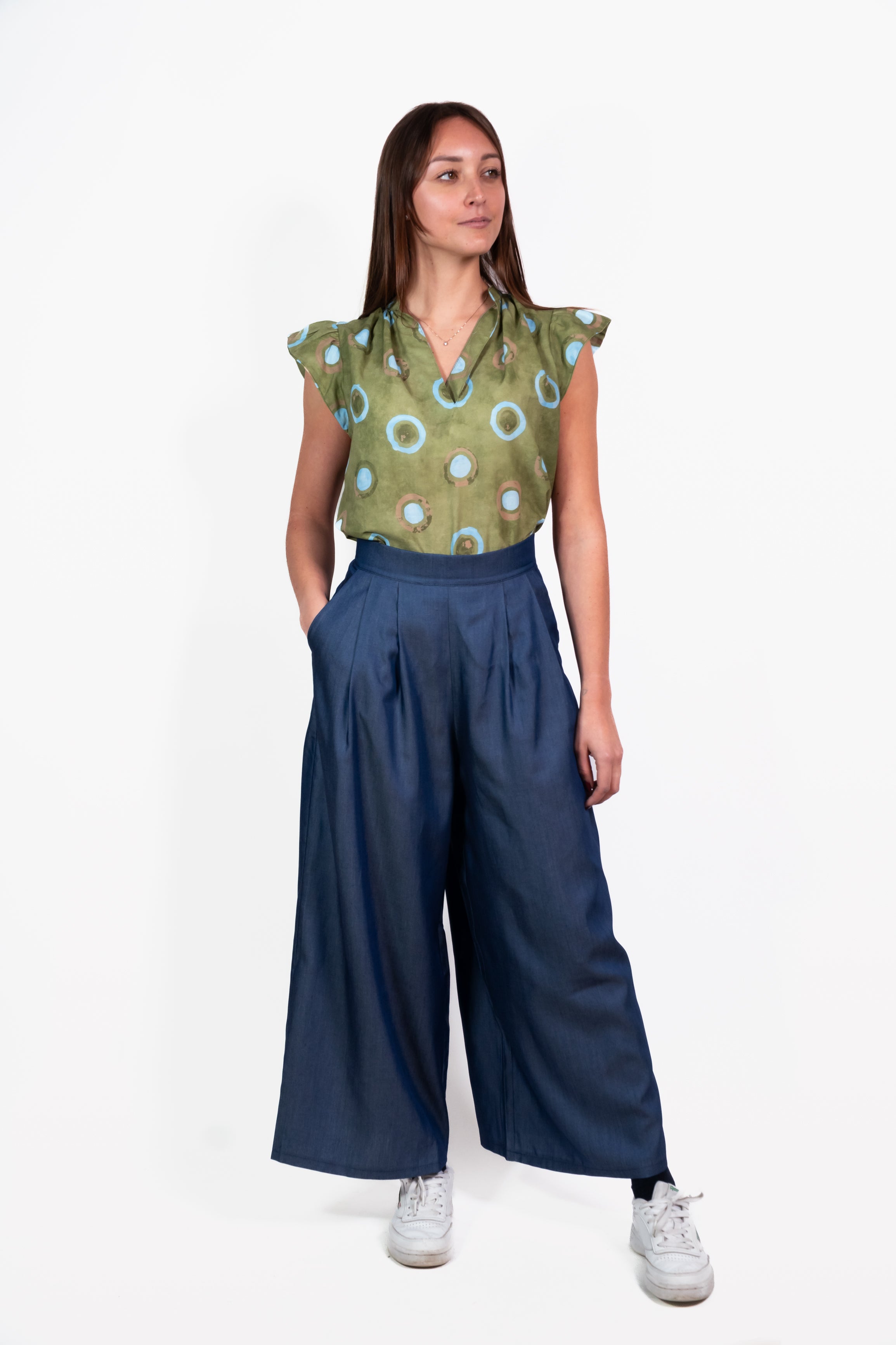 Maglia cotone con trama